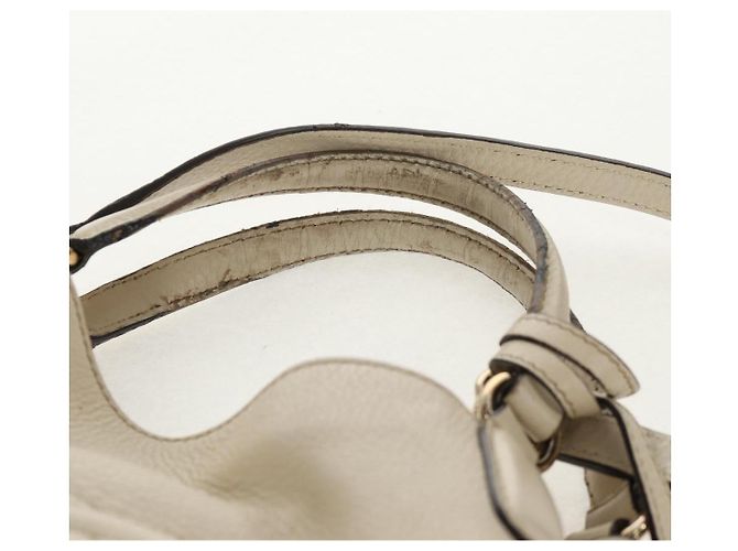 Borsa a Spalla Gucci Soho in Pelle 2 in 1 Bianca Auth ki5995 Bianco - vista 11
