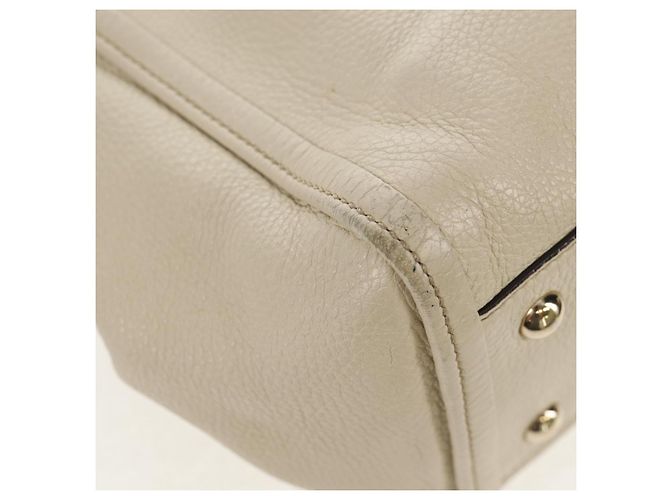 Borsa a Spalla Gucci Soho in Pelle 2 in 1 Bianca Auth ki5995 Bianco - vista 16