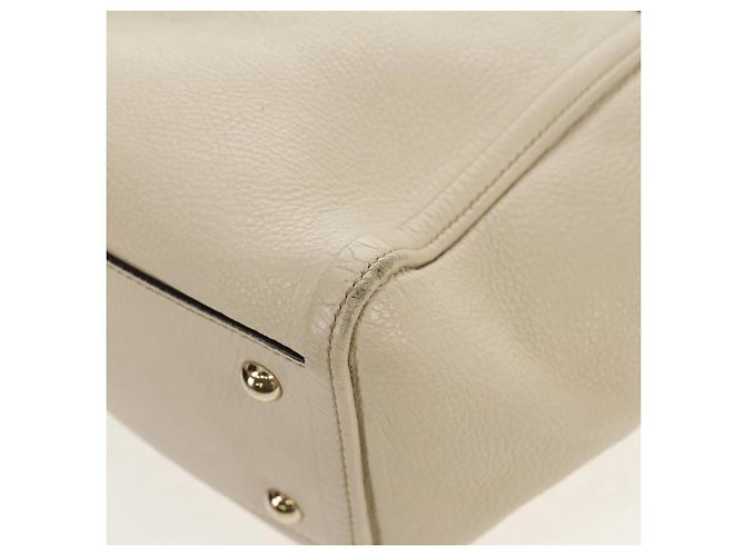 Borsa a Spalla Gucci Soho in Pelle 2 in 1 Bianca Auth ki5995 Bianco - vista 19