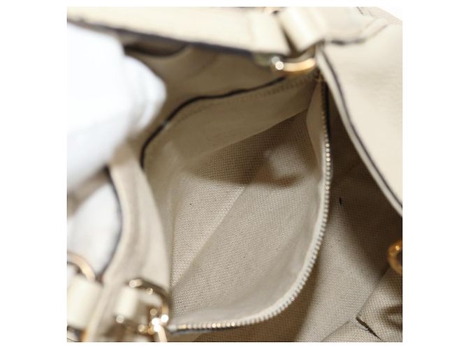 Borsa a Spalla Gucci Soho in Pelle 2 in 1 Bianca Auth ki5995 Bianco - vista 25
