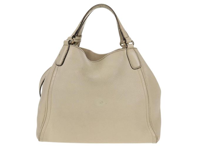 Borsa a Spalla Gucci Soho in Pelle 2 in 1 Bianca Auth ki5995 Bianco - vista 3
