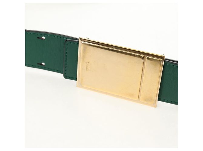 Chloé Borsa a Mano Chloe Bailey in Pelle 2way Verde Auth BA6835 - vista 10