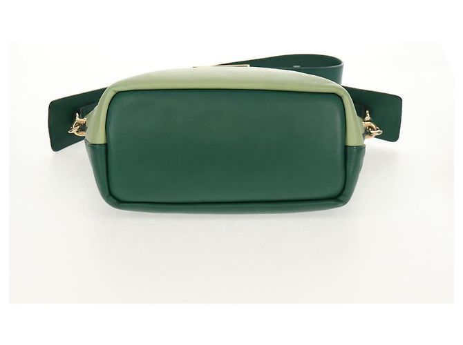 Chloé Borsa a Mano Chloe Bailey in Pelle 2way Verde Auth BA6835 - vista 14