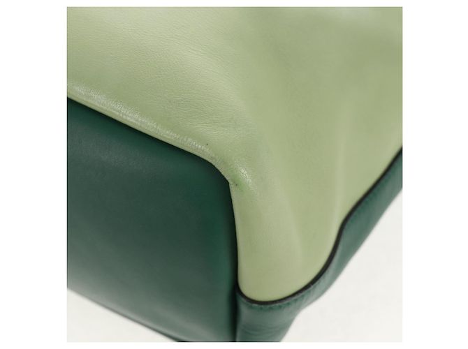 Chloé Borsa a Mano Chloe Bailey in Pelle 2way Verde Auth BA6835 - vista 16