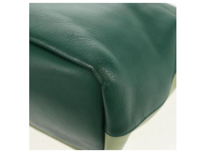 Chloé Borsa a Mano Chloe Bailey in Pelle 2way Verde Auth BA6835 - vista 18