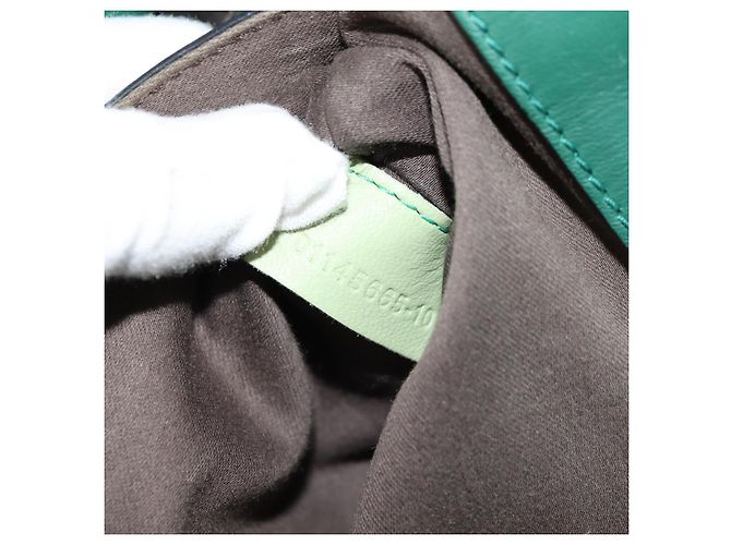 Chloé Borsa a Mano Chloe Bailey in Pelle 2way Verde Auth BA6835 - vista 26