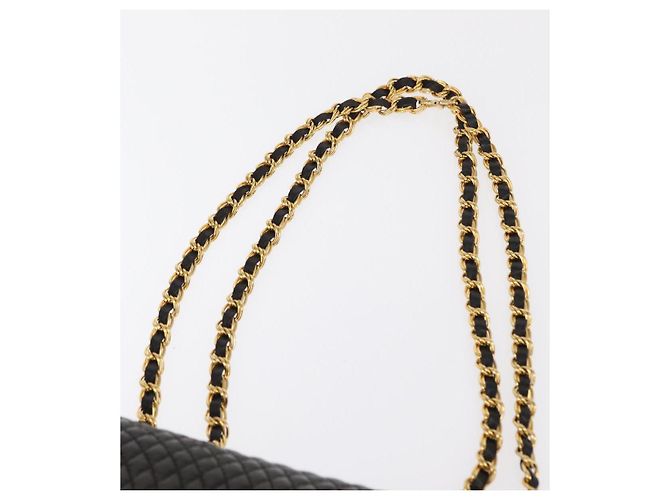 BALLY Borsa a Spalla con Catena Pelle Nera Oro Auth am9754 Nero D'oro - vista 14