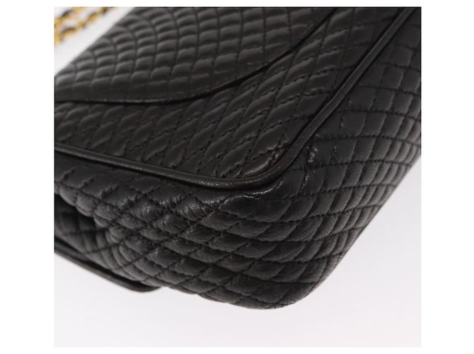 BALLY Borsa a Spalla con Catena Pelle Nera Oro Auth am9754 Nero D'oro - vista 16