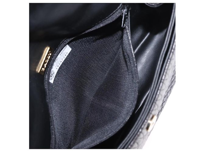 BALLY Borsa a Spalla con Catena Pelle Nera Oro Auth am9754 Nero D'oro - vista 24