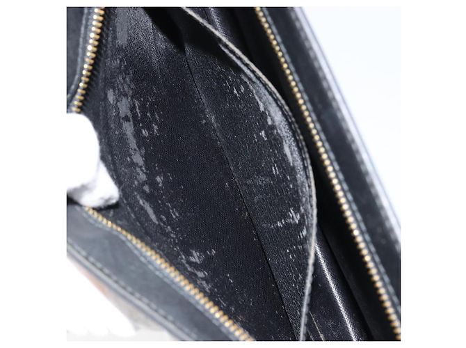 LOUIS VUITTON Pochette Masculina Epi Bolsa de Mão Preta M52522 LV Auth BA7650 Preto - vista 10