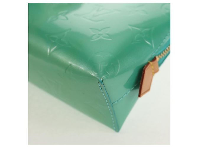 LOUIS VUITTON Pochette Cosmetica Vernis Blu Lagon M91747 LV Auth 152671V - vista 14