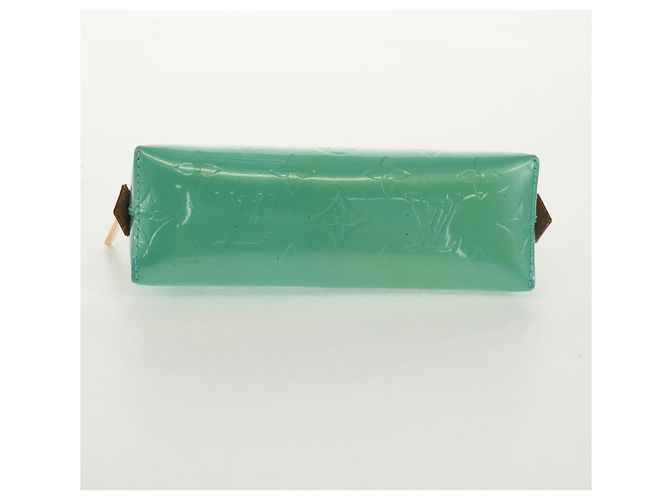 LOUIS VUITTON Pochette Cosmetica Vernis Blu Lagon M91747 LV Auth 152671V - vista 6