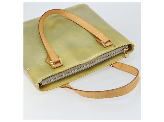 LOUIS VUITTON Handtasche Monogram Vernis Houston Grau M91053 LV Auth BA7906 - Ansicht 6