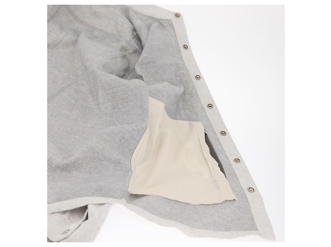 Camisa Rick Owens SS 25 de algodón 41 gris Auth ym066M Castaño - vista 10