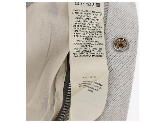 Camisa Rick Owens SS 25 de algodón 41 gris Auth ym066M Castaño - vista 16