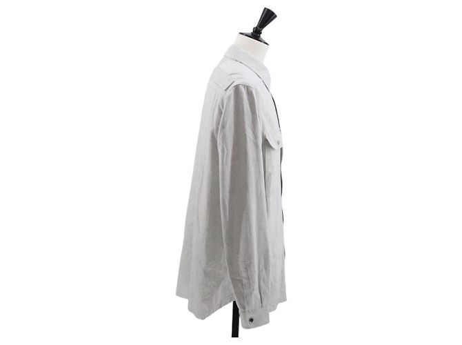 Camisa Rick Owens SS 25 de algodón 41 gris Auth ym066M Castaño - vista 4