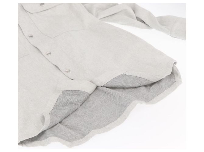 Camisa Rick Owens SS 25 de algodón 41 gris Auth ym066M Castaño - vista 7