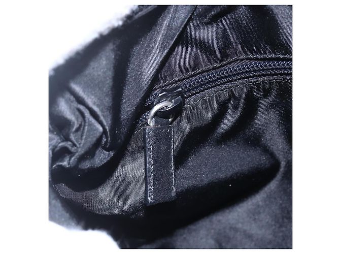 Borsa a Spalla PRADA Nylon Nero Argento Auth SW1836 - vista 21