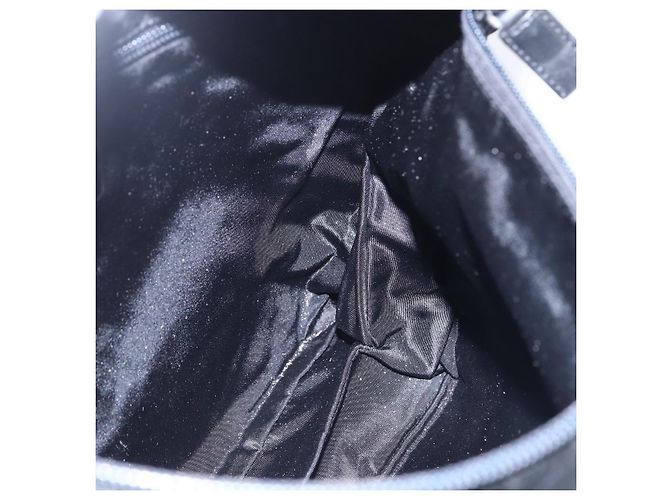 Borsa a Spalla PRADA Nylon Nero Argento Auth SW1836 - vista 22