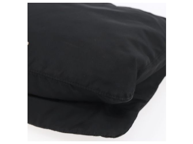 Borsa a Spalla PRADA Nylon Nero Argento Auth SW1836 - vista 8