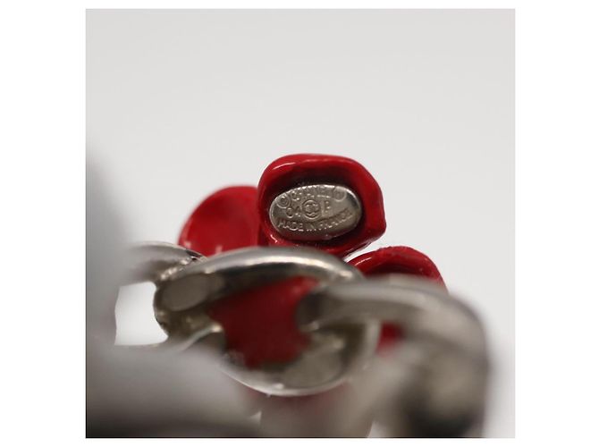 CHANEL Ring Metall Silber CC Auth bs31037 - Ansicht 8