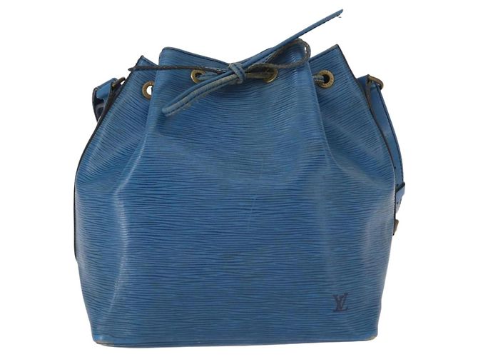Noe LOUIS VUITTON Borsa a Spalla Petit Noé Epi Blu M44105 LV Auth 151242 - vista 13