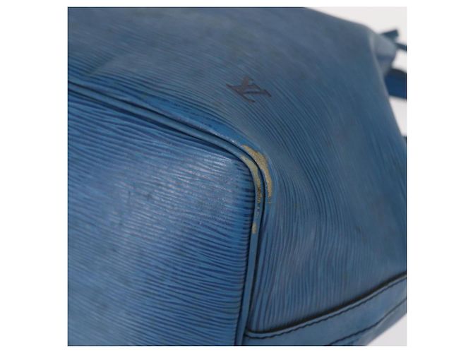Noe LOUIS VUITTON Borsa a Spalla Petit Noé Epi Blu M44105 LV Auth 151242 - vista 14