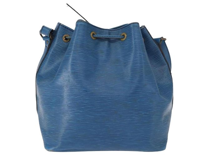 Noe LOUIS VUITTON Borsa a Spalla Petit Noé Epi Blu M44105 LV Auth 151242 - vista 2