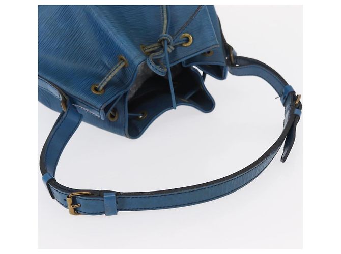 Noe LOUIS VUITTON Borsa a Spalla Petit Noé Epi Blu M44105 LV Auth 151242 - vista 7