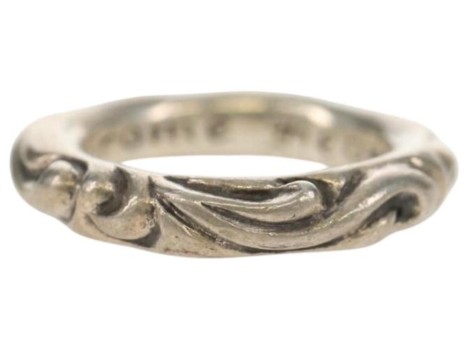 Chrome Hearts Scroll Band Ring Ag925 Silber #1 (JP Größe) Auth 152460M - Ansicht 2