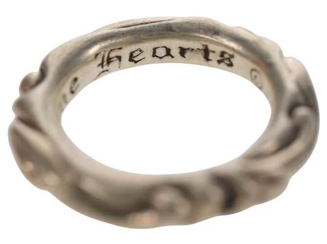 Chrome Hearts Scroll Band Ring Ag925 Silber #1 (JP Größe) Auth 152460M - Ansicht 7