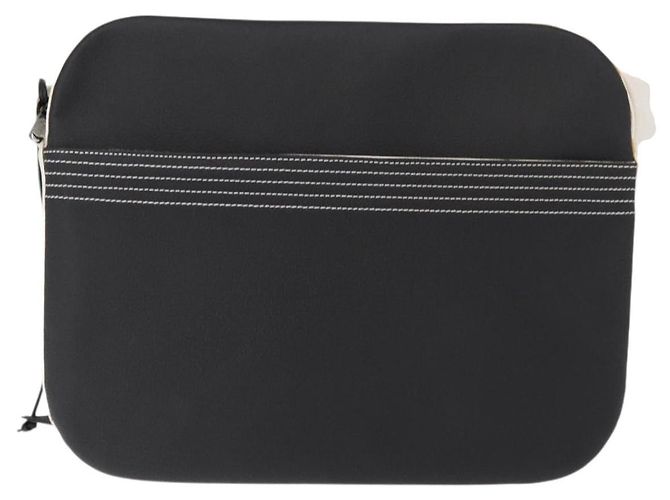 LOEWE Borsa a Spalla Anagram Pelle Nera Argento Auth 151851 Nero - vista 13