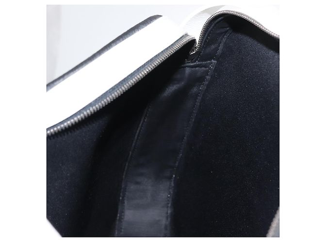 LOEWE Borsa a Spalla Anagram Pelle Nera Argento Auth 151851 Nero - vista 18
