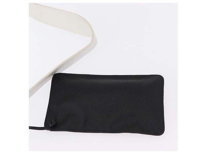 LOEWE Borsa a Spalla Anagram Pelle Nera Argento Auth 151851 Nero - vista 20