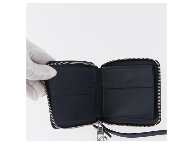 PORTAFOGLI COMPACT ZIPPY MONOGRAM ACQUERELLA BLU LOUIS VUITTON M80461 Auth 151307 - vista 10