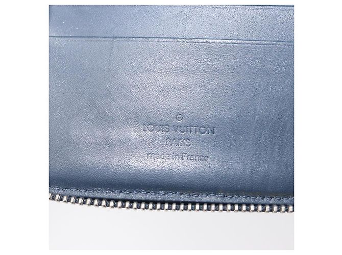 PORTAFOGLI COMPACT ZIPPY MONOGRAM ACQUERELLA BLU LOUIS VUITTON M80461 Auth 151307 - vista 11