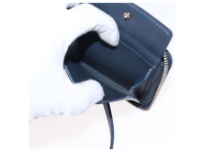PORTAFOGLI COMPACT ZIPPY MONOGRAM ACQUERELLA BLU LOUIS VUITTON M80461 Auth 151307 - vista 12