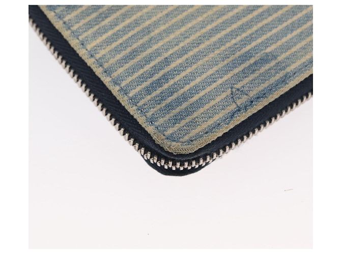 PORTAFOGLI COMPACT ZIPPY MONOGRAM ACQUERELLA BLU LOUIS VUITTON M80461 Auth 151307 - vista 16