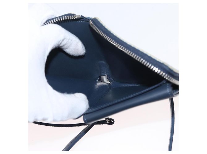 PORTAFOGLI COMPACT ZIPPY MONOGRAM ACQUERELLA BLU LOUIS VUITTON M80461 Auth 151307 - vista 18