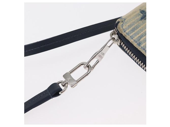 PORTAFOGLI COMPACT ZIPPY MONOGRAM ACQUERELLA BLU LOUIS VUITTON M80461 Auth 151307 - vista 9