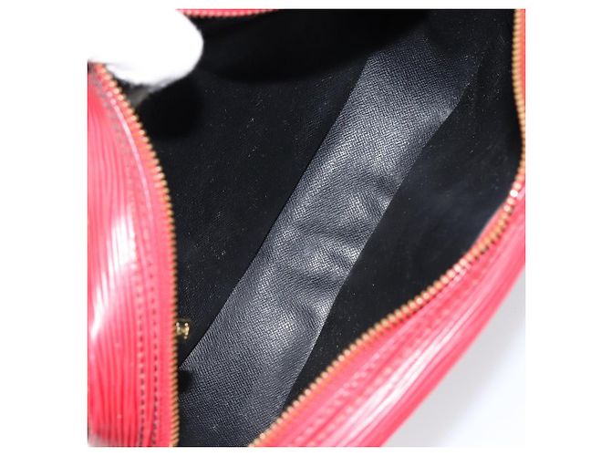 LOUIS VUITTON Borsa a Spalla Epi Jeune Fille MM Rossa M52157 LV Auth 152654 Rosso - vista 10