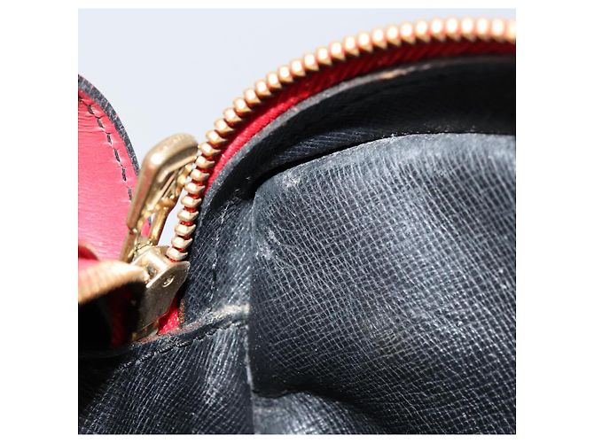 LOUIS VUITTON Borsa a Spalla Epi Jeune Fille MM Rossa M52157 LV Auth 152654 Rosso - vista 12