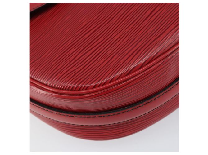 LOUIS VUITTON Borsa a Spalla Epi Jeune Fille MM Rossa M52157 LV Auth 152654 Rosso - vista 15