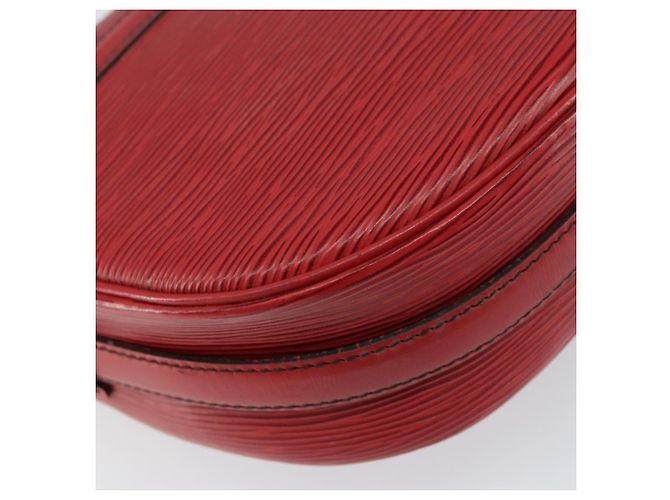 LOUIS VUITTON Borsa a Spalla Epi Jeune Fille MM Rossa M52157 LV Auth 152654 Rosso - vista 17