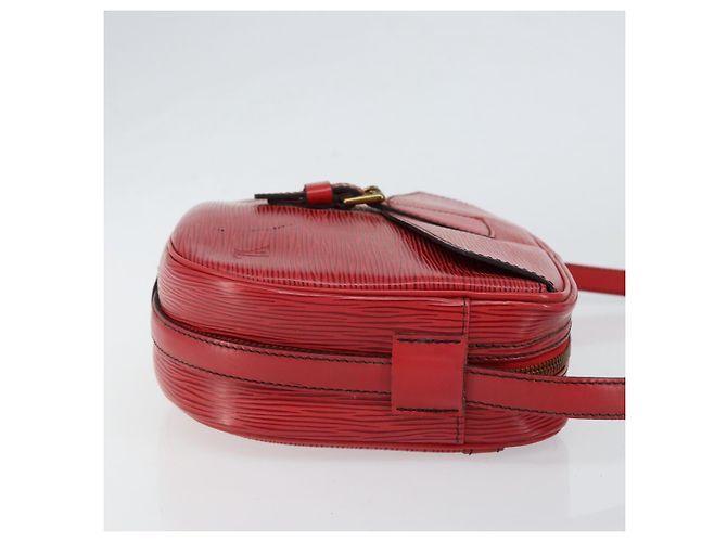 LOUIS VUITTON Borsa a Spalla Epi Jeune Fille MM Rossa M52157 LV Auth 152654 Rosso - vista 3