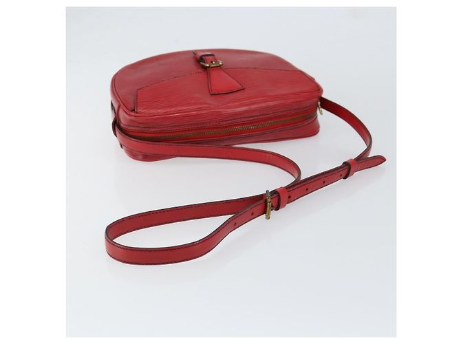 LOUIS VUITTON Borsa a Spalla Epi Jeune Fille MM Rossa M52157 LV Auth 152654 Rosso - vista 7