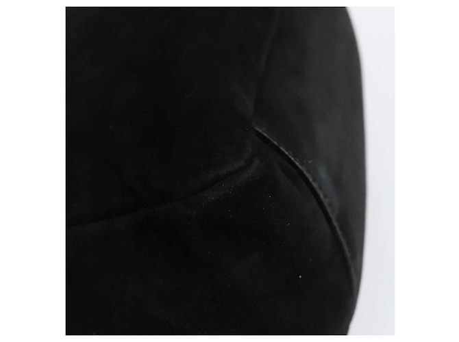 Borsa a mano Vala in suede nero e oro Salvatore Ferragamo Auth BA7991 D'oro - vista 15