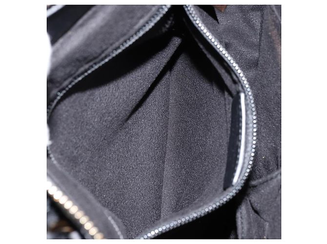 Borsa a mano Vala in suede nero e oro Salvatore Ferragamo Auth BA7991 D'oro - vista 23