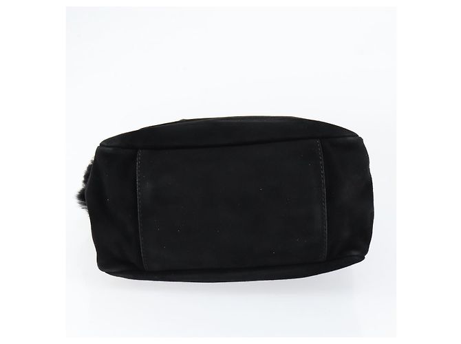 Borsa a mano Vala in suede nero e oro Salvatore Ferragamo Auth BA7991 D'oro - vista 5