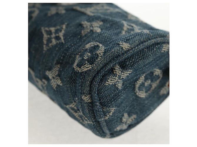 LOUIS VUITTON Pochette Monogram Denim Trousse Speedy GM Blu M95081 LV Auth am9350V - vista 14